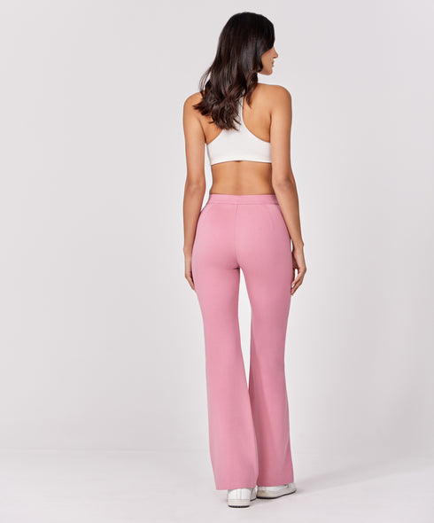Ponte flared pant - Pink